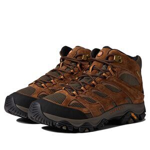 Merrell Men's Moab 3 Mid Waterproof Hiking Boot, Earth, 9 Wide